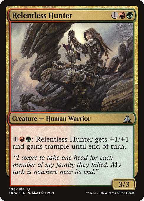 Relentless Hunter - Oath of the Gatewatch Uncommon Card