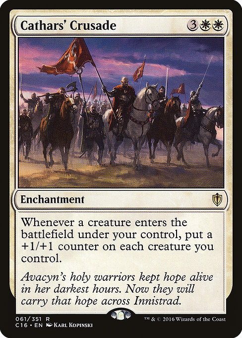 Cathars' Crusade - Commander 2016 Rare Card