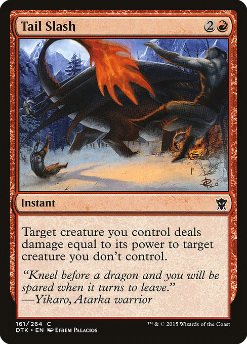 Tail Slash - Dragons of Tarkir Common Card