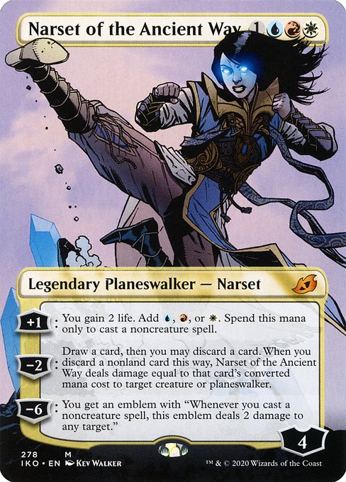 Narset of the Ancient Way - Ikoria: Lair of Behemoths Mythic Card
