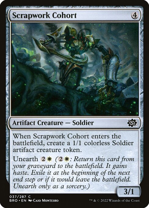 Scrapwork Cohort - The Brothers' War Common Card