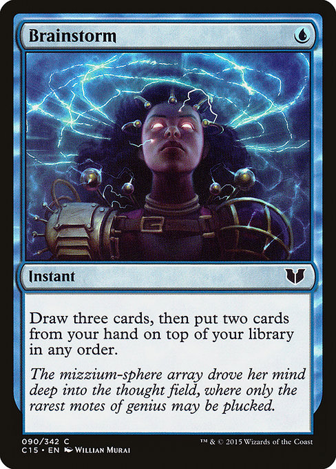 Brainstorm - Commander 2015 Common Card