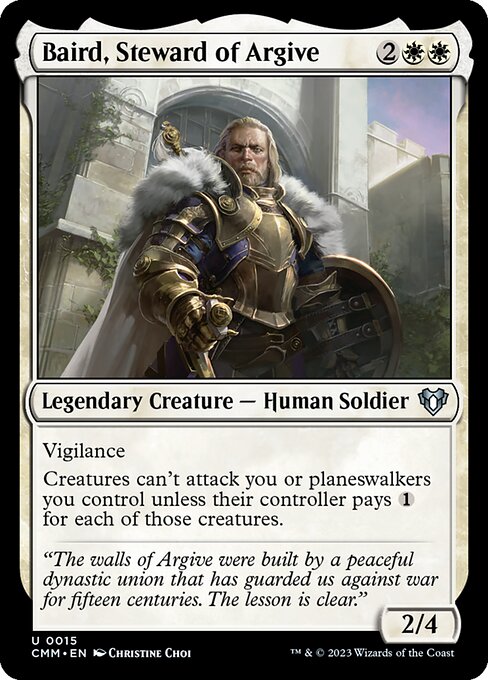 Baird, Steward of Argive - Commander Masters Uncommon Card