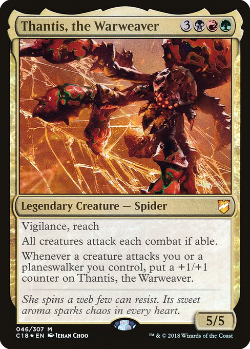 Thantis, the Warweaver - Commander 2018 Mythic Card