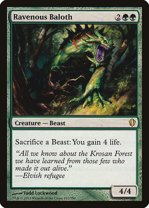Ravenous Baloth - Commander 2013 Rare Card