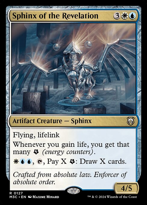Sphinx of the Revelation - Modern Horizons 3 Commander Rare Card