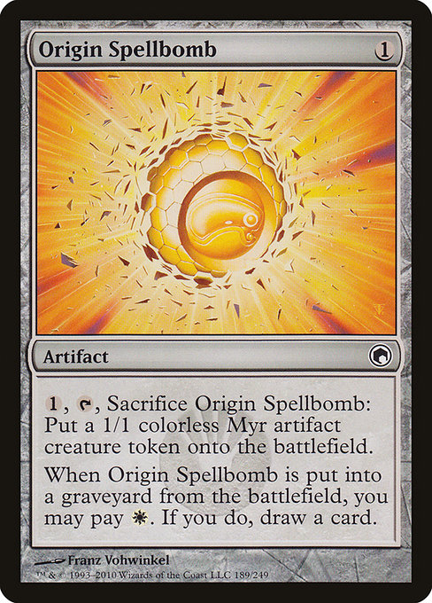 Origin Spellbomb - Scars of Mirrodin Common Card