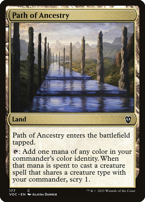 Path of Ancestry - Crimson Vow Commander Common Card