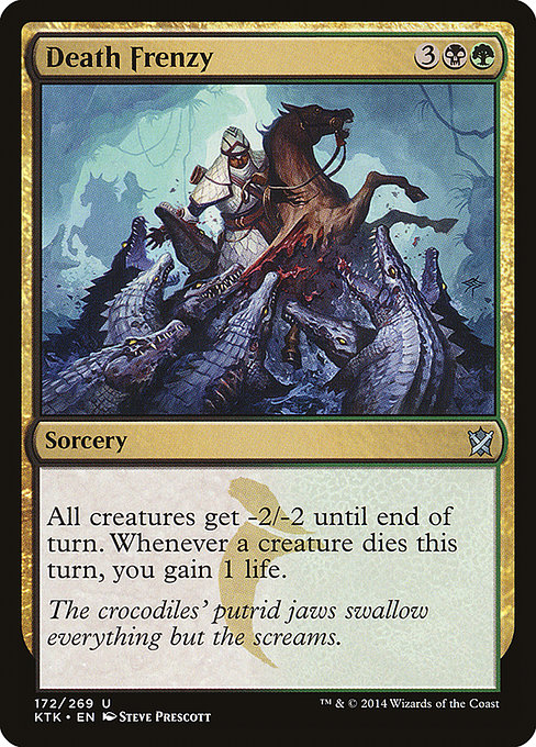 Death Frenzy - Khans of Tarkir Uncommon Card