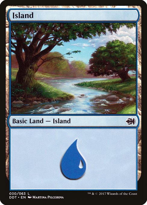 Island - Duel Decks: Merfolk vs. Goblins Common Card