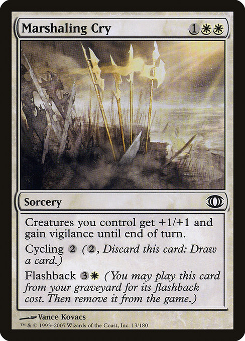 Marshaling Cry - Future Sight Common Card