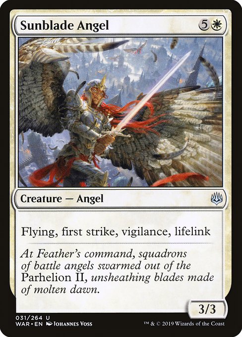 Sunblade Angel - War of the Spark Uncommon Card