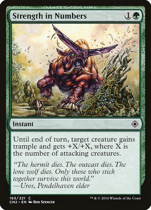 Strength in Numbers - Conspiracy: Take the Crown Common Card