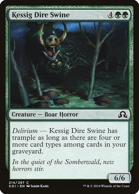 Kessig Dire Swine - Shadows over Innistrad Common Card