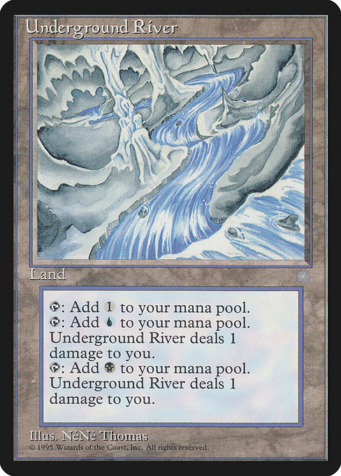 Underground River - Ice Age Rare Card