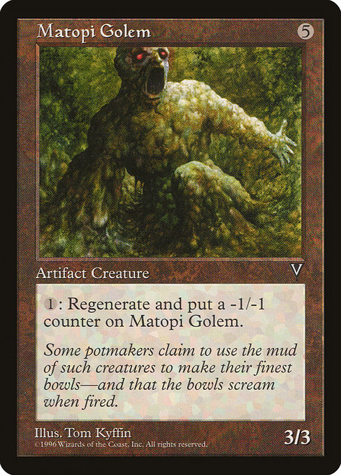 Matopi Golem - Visions Uncommon Card