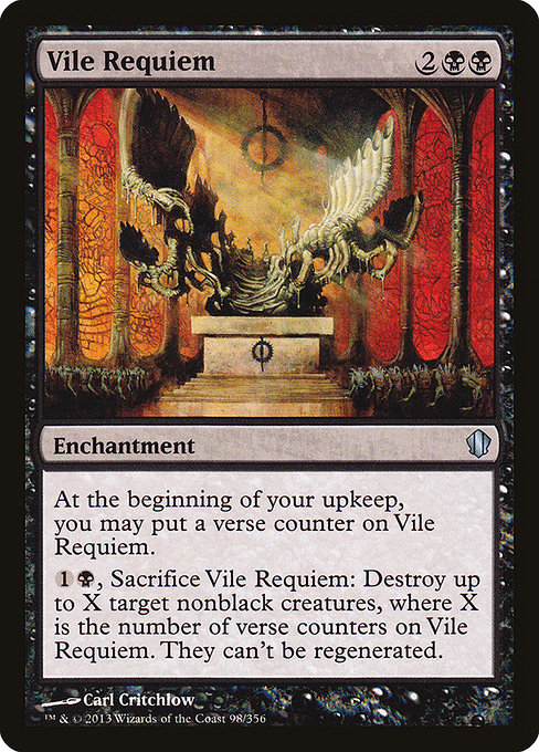 Vile Requiem - Commander 2013 Uncommon Card