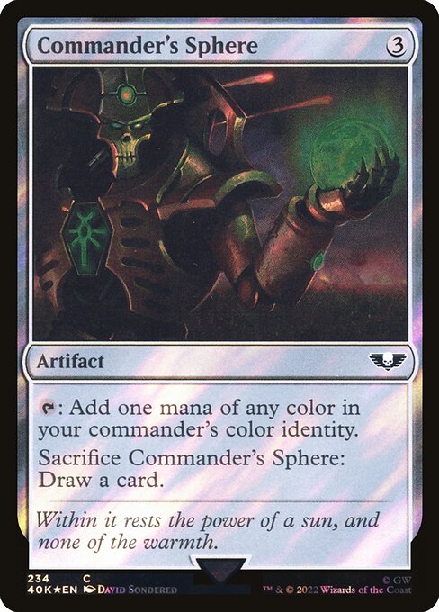 Commander's Sphere - Warhammer 40,000 Commander Common Card