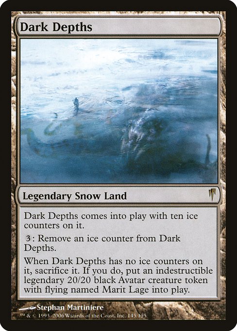 Dark Depths - Coldsnap Rare Card