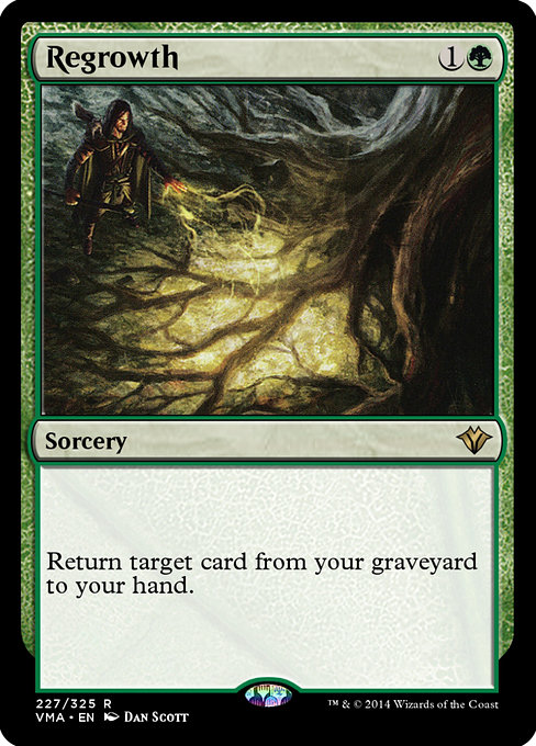 Regrowth - Vintage Masters Rare Card