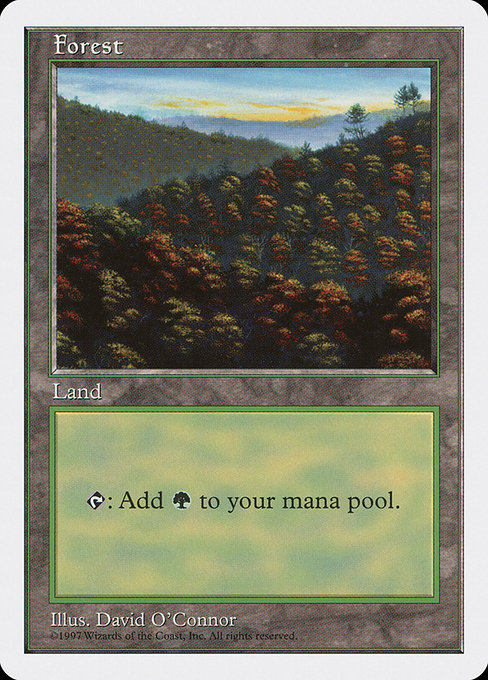 Forest - Fifth Edition Common Card