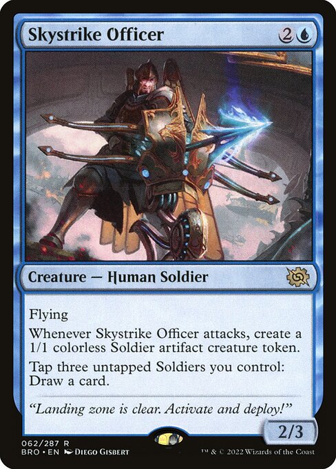 Skystrike Officer - The Brothers' War Rare Card