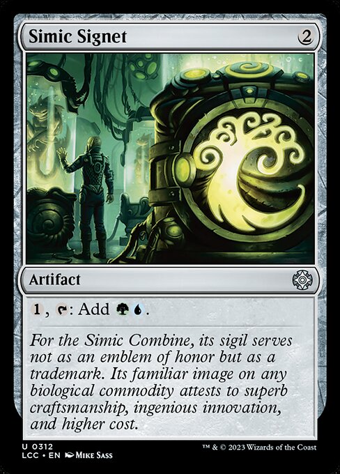 Simic Signet - The Lost Caverns of Ixalan Commander Uncommon Card