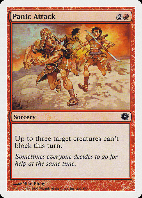 Panic Attack - Ninth Edition Common Card