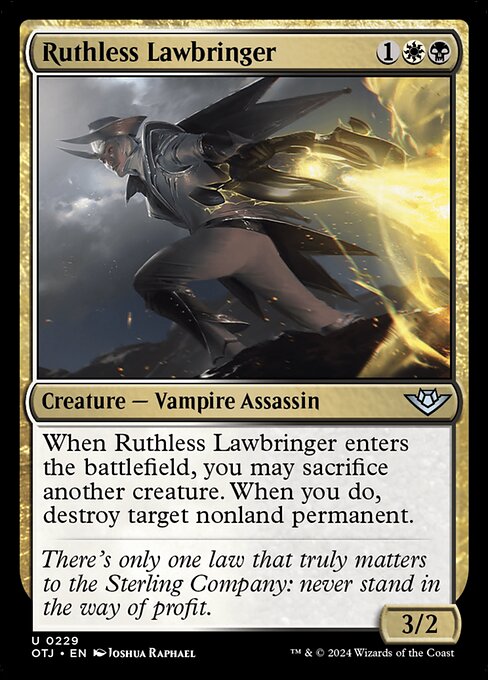 Ruthless Lawbringer - Outlaws of Thunder Junction Uncommon Card
