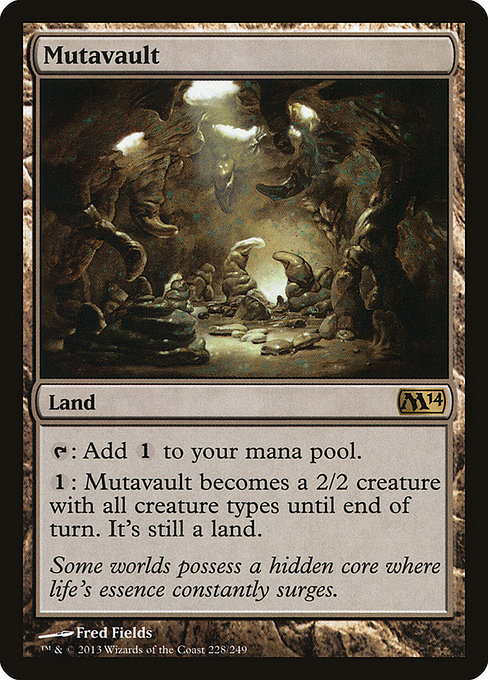 Mutavault - Magic 2014 Rare Card