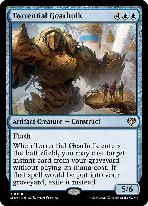 Torrential Gearhulk - Commander Masters Rare Card