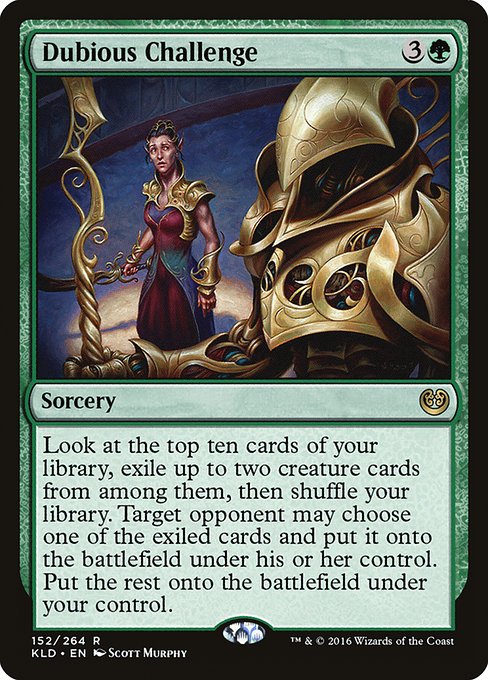 Dubious Challenge - Kaladesh Rare Card