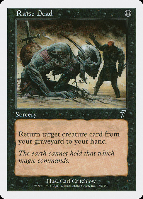 Raise Dead - Seventh Edition Common Card