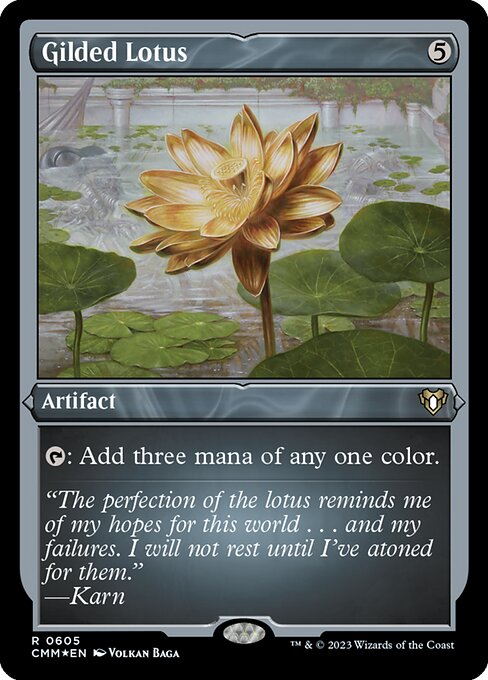 Gilded Lotus - Commander Masters Rare Card