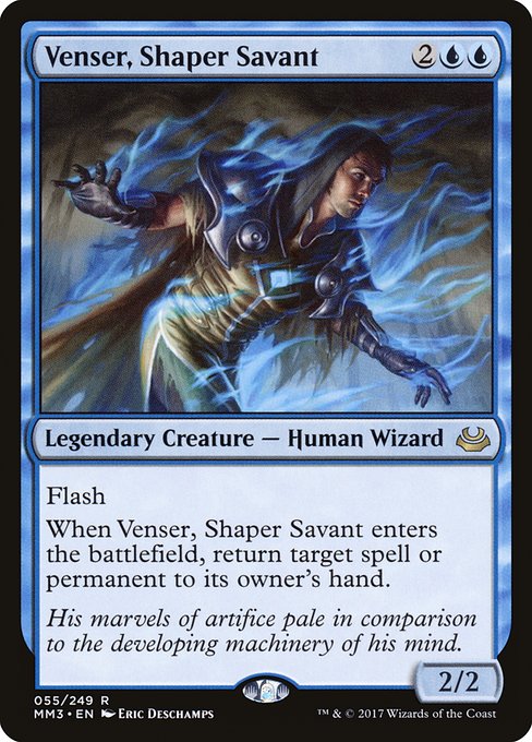 Venser, Shaper Savant - Modern Masters 2017 Rare Card