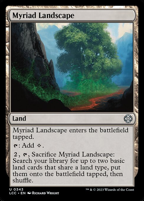 Myriad Landscape - The Lost Caverns of Ixalan Commander Uncommon Card