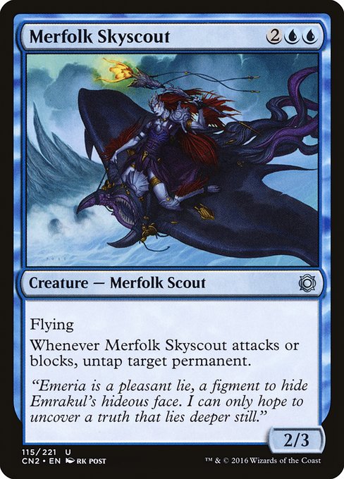 Merfolk Skyscout - Conspiracy: Take the Crown Uncommon Card