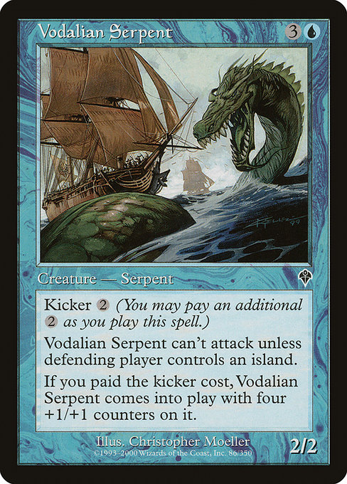 Vodalian Serpent - Invasion Common Card