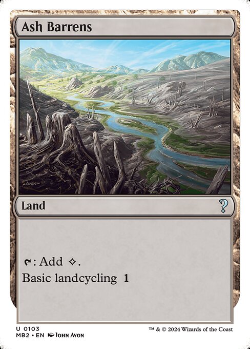 Ash Barrens - Mystery Booster 2 Uncommon Card