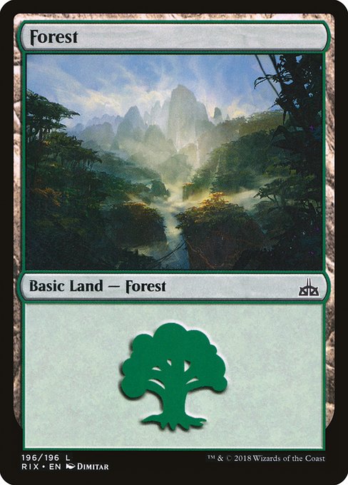 Forest - Rivals of Ixalan Common Card