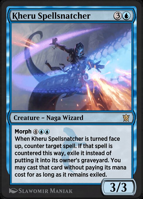 Kheru Spellsnatcher - Khans of Tarkir Rare Card