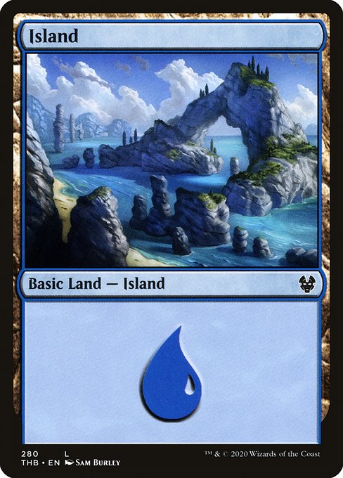 Island - Theros Beyond Death Common Card