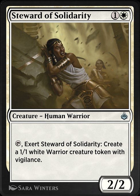 Steward of Solidarity - Amonkhet Remastered Uncommon Card