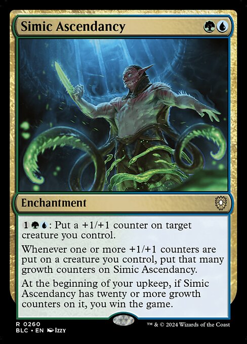 Simic Ascendancy - Bloomburrow Commander Rare Card