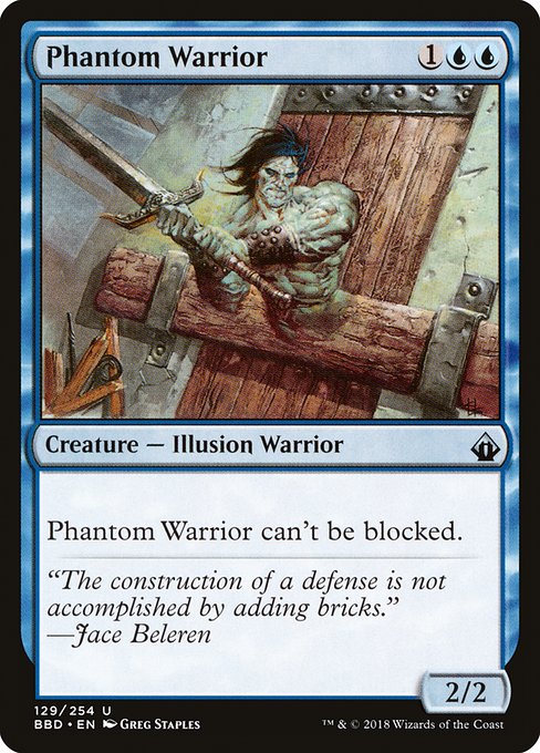 Phantom Warrior - Battlebond Uncommon Card