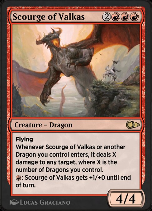 Scourge of Valkas - Pioneer Masters Rare Card