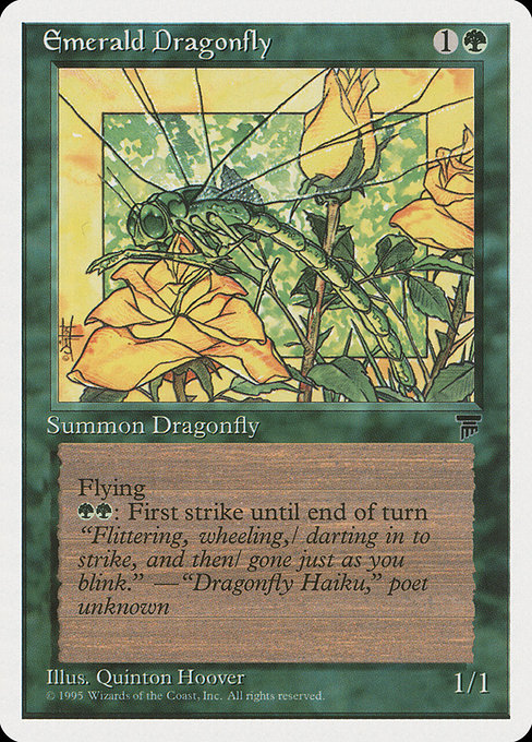 Emerald Dragonfly - Chronicles Common Card