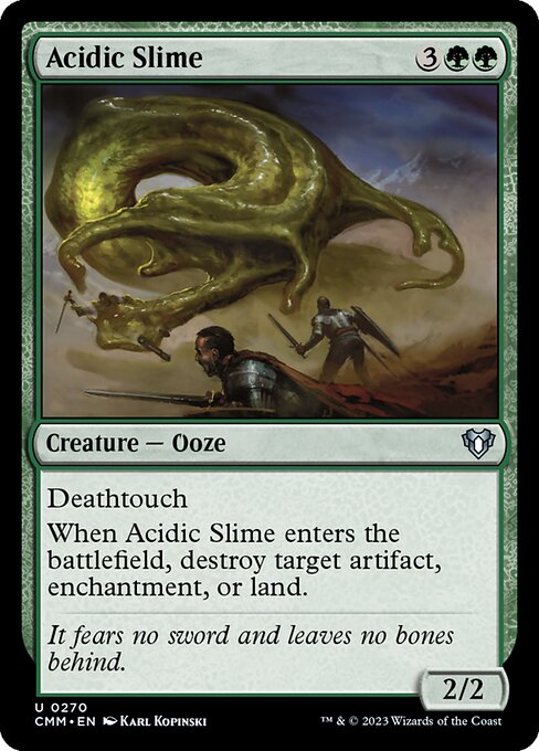 Acidic Slime - Commander Masters Uncommon Card