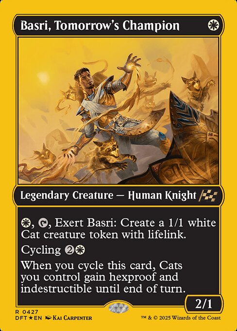 Basri, Tomorrow's Champion - Aetherdrift Rare Card