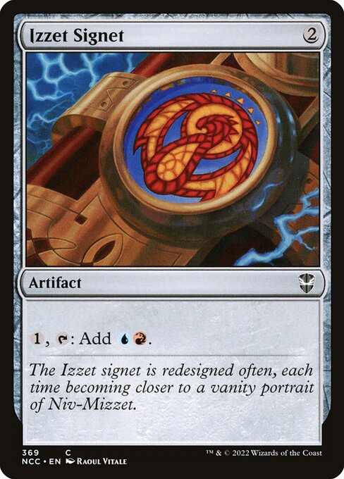 Izzet Signet - New Capenna Commander Common Card